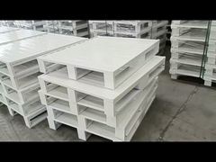 Pálete de quatro vias do metal da entrada da pálete de aço industrial resistente de aço do ferro da pálete